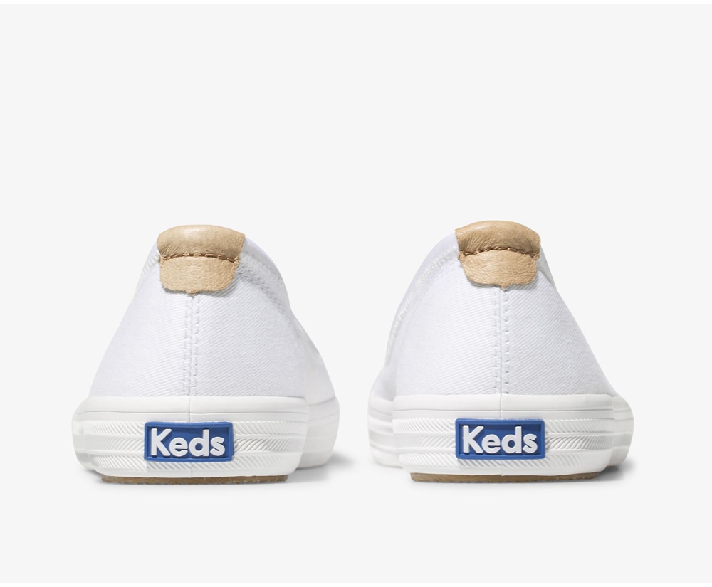 Slip Ons Keds Femme Blanche - Bryn - 350-STQLON